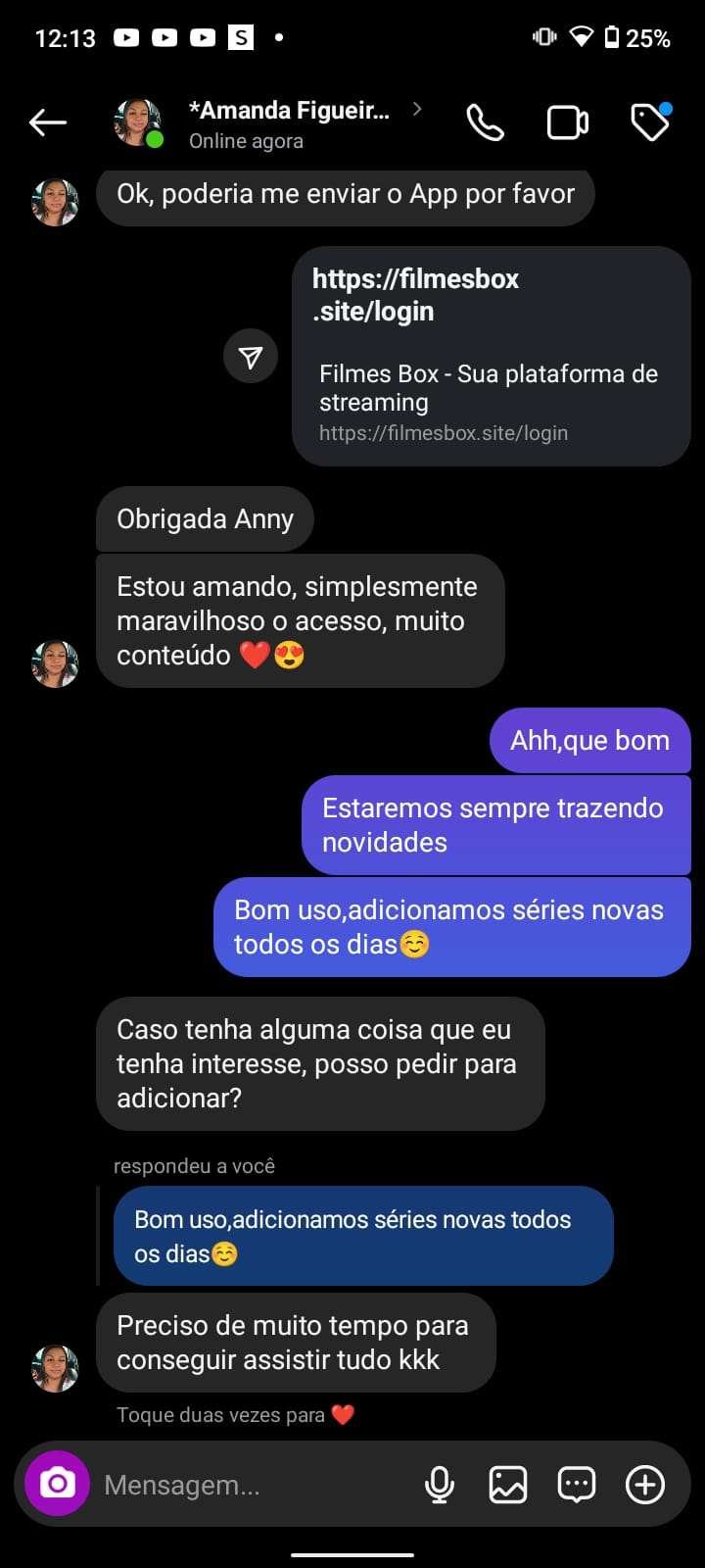 Depoimento de cliente